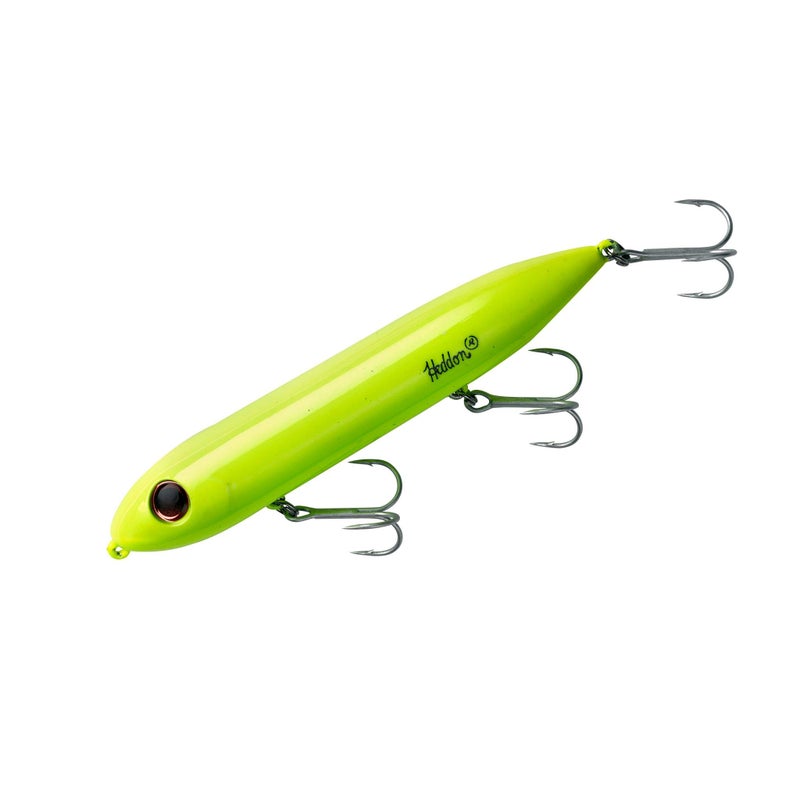 Heddon Super Spook Topwater Fishing Lure for Saltwater and Freshwater, Chartreuse, Super Spook (7/8 oz) - Image 1